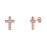 Cross Stud Earrings