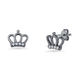 Princess Crown Stud Earring