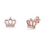 Princess Crown Stud Earring