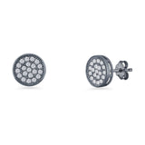Round Stud Earrings