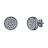 Round Stud Earrings
