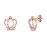Crown Stud Earrings
