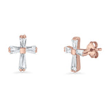 Cross Stud Earring