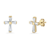 Cross Stud Earring