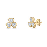 Clover Leaf Stud Earring