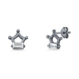Crown Stud Earrings