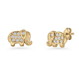 Elephant Stud Earrings