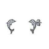 Dolphin Stud Earring