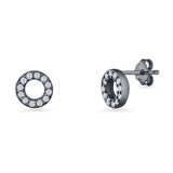 Circle Stud Earrings