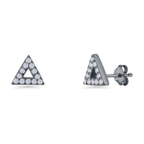 Triangular Stud Earrings