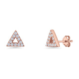 Triangular Stud Earrings