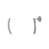 Bar Stud Earrings