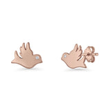 Dove Stud Earring