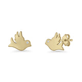 Dove Stud Earring