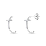 Cross Stud Earring