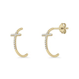 Cross Stud Earring