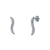 Wave Stud Earrings