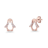 Penguin Stud Earring