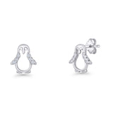 Penguin Stud Earring