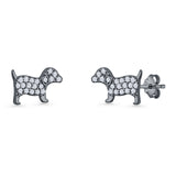 Puppy Dog Stud Earrings