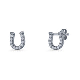 Horseshoe Stud Earrings