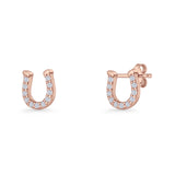 Horseshoe Stud Earrings
