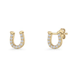 Horseshoe Stud Earrings