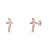 Cross Stud Earrings