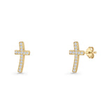 Cross Stud Earrings