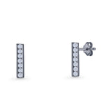 Bar Stud Earrings