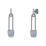 Safety Pin Stud Earrings
