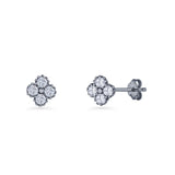 Clover Flower Stud Earrings