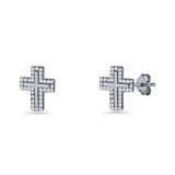 Cross Stud Earrings