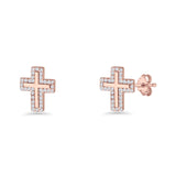 Cross Stud Earrings