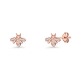 Bee CZ Stud Earrings