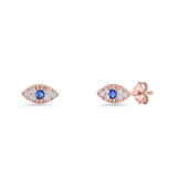 Evil Eye Stud Earrings