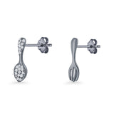 Spoon & Fork Stud Earrings