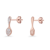 Spoon & Fork Stud Earrings