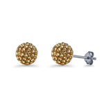 Full Ball Stud Earrings
