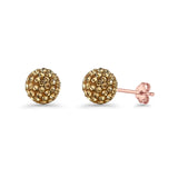 Full Ball Stud Earrings