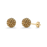 Full Ball Stud Earrings