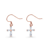 Cross Fishhook Earrings