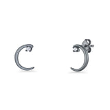 Moon Stud Earrings