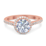 Art Deco Round Natural Stone Ring