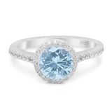 Art Deco Round Natural Stone Ring