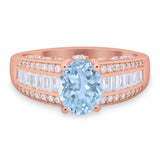 Art Deco Oval Natural Stone Cocktail Ring