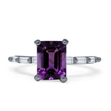 Art Deco Emerald Cut Ring