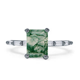 Art Deco Emerald Cut Ring