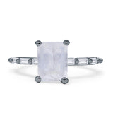 Art Deco Emerald Cut Ring