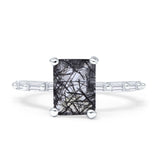 Art Deco Emerald Cut Ring